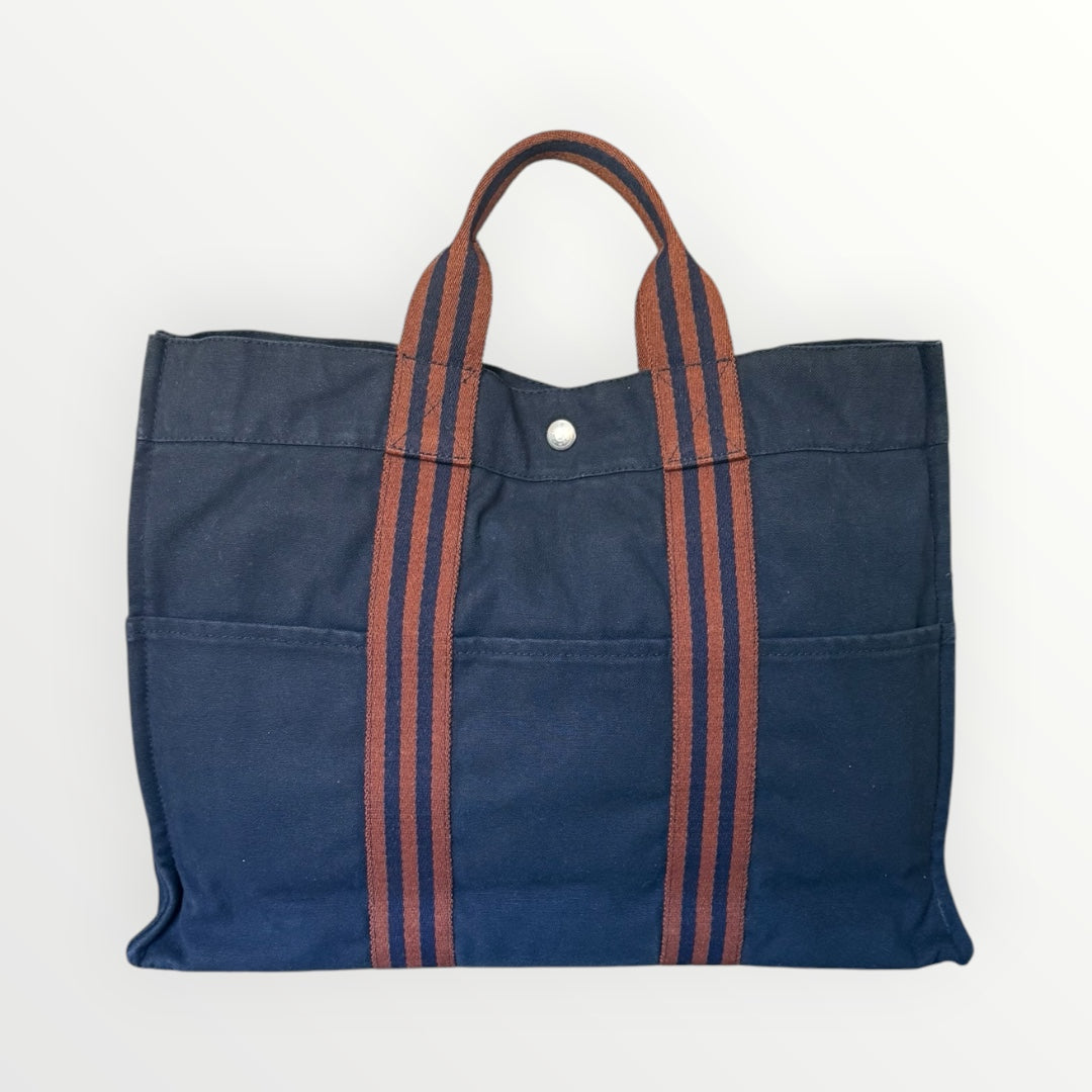 HERMÈS CANVAS FOURRE TOUT MM TOTE