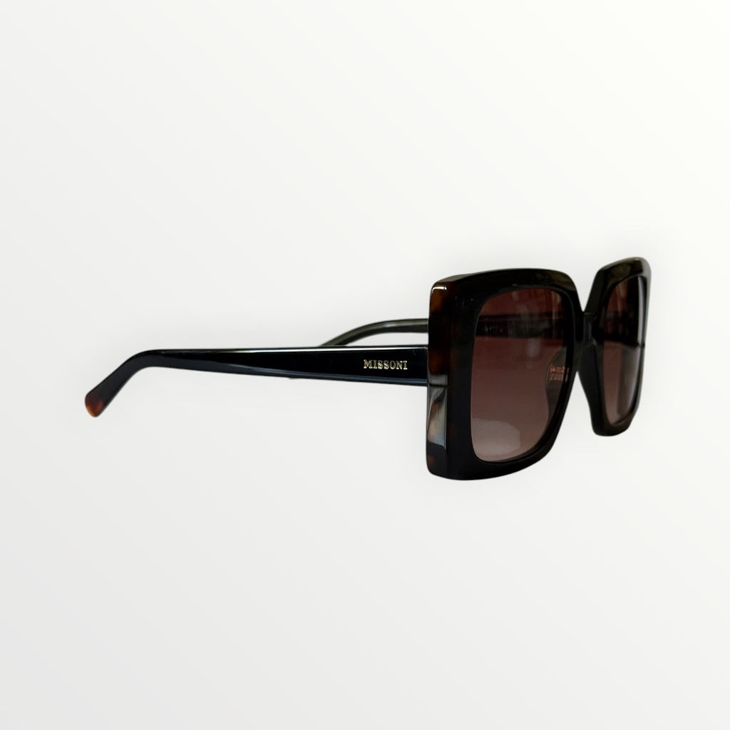 MISSONI OVERSIZED SQUARE SUNGLASSES