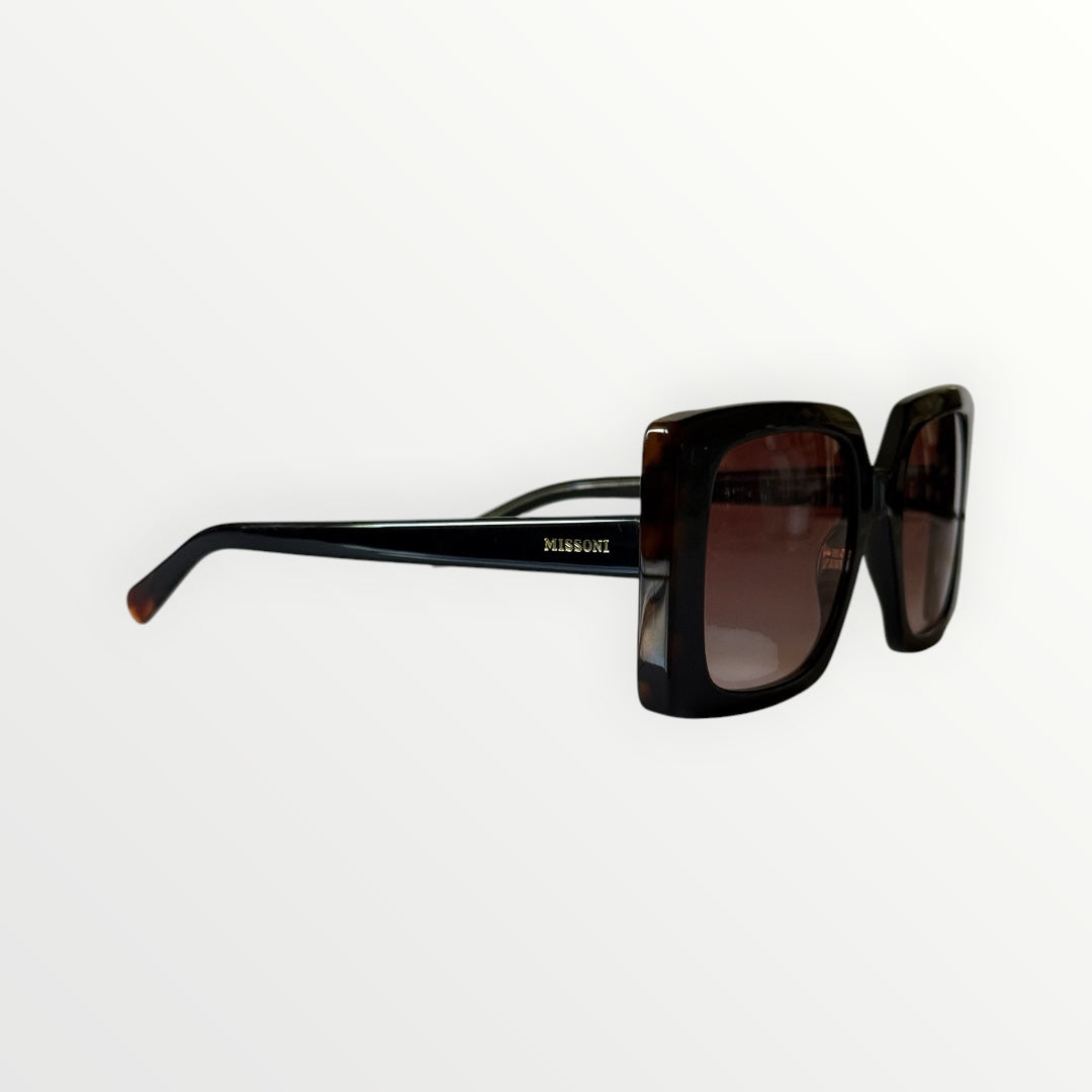 MISSONI OVERSIZED SQUARE SUNGLASSES