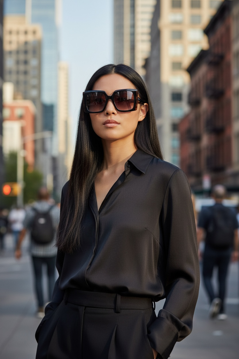 MISSONI OVERSIZED SQUARE SUNGLASSES