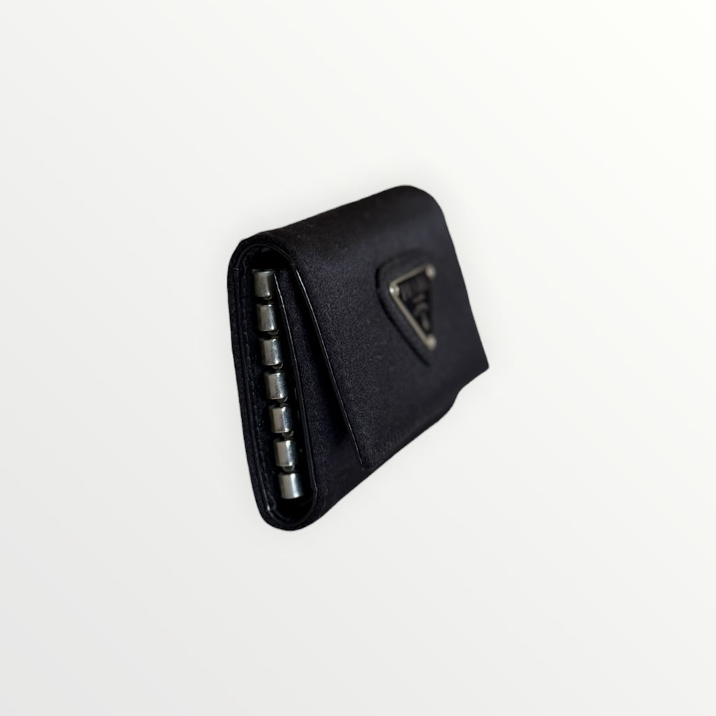 PRADA TESSUTO NYLON 6-HOOK KEY CASE