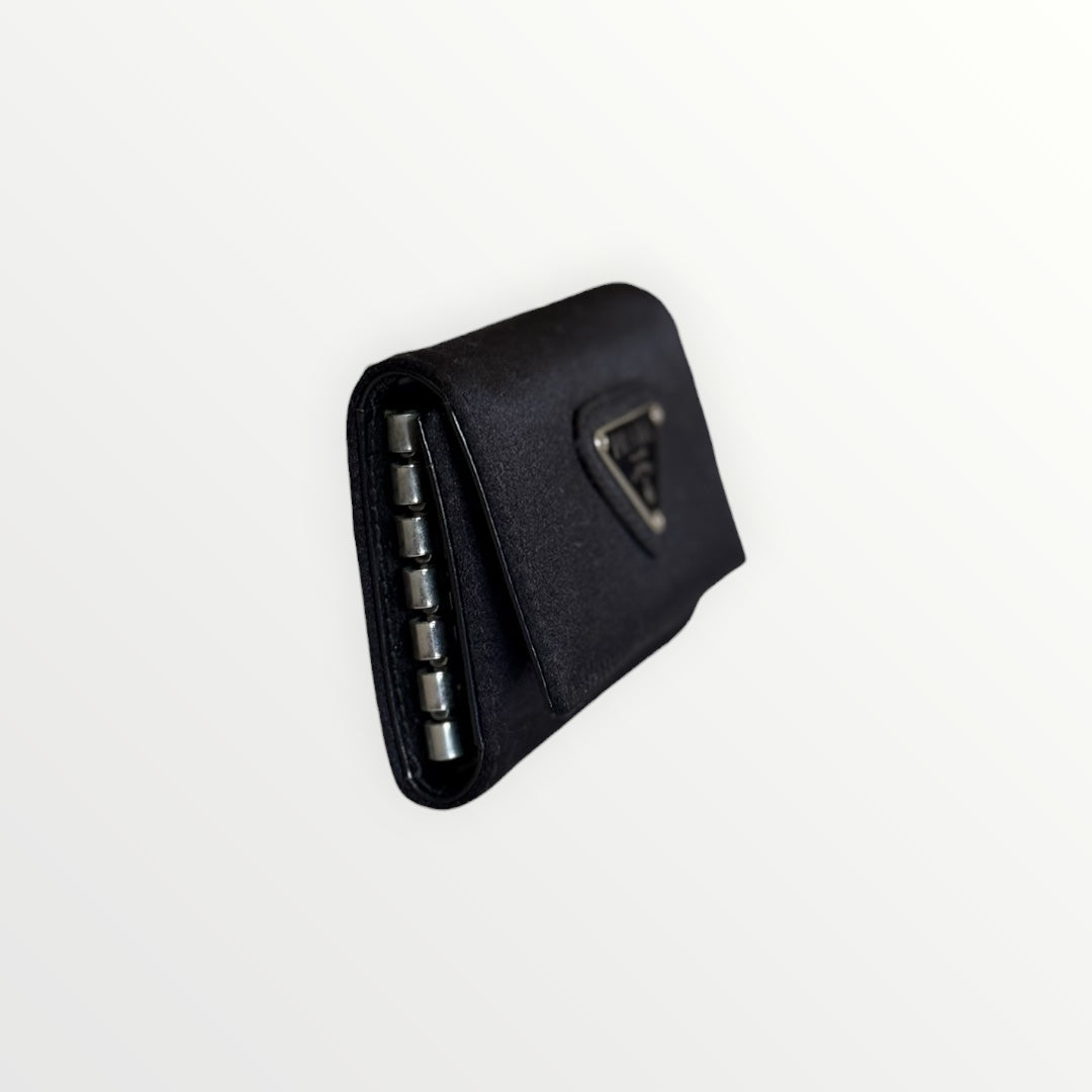 PRADA TESSUTO NYLON 6-HOOK KEY CASE
