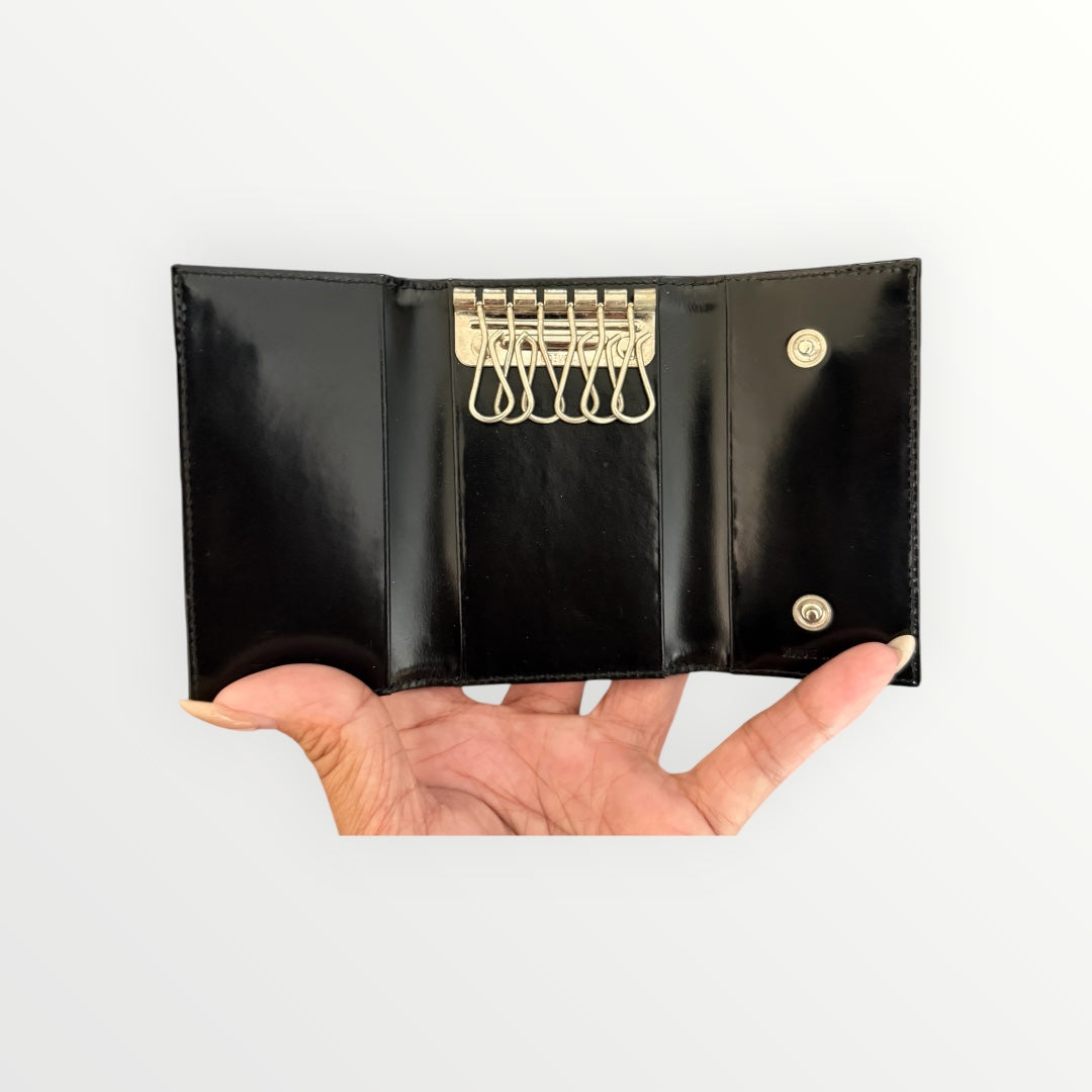 PRADA TESSUTO NYLON 6-HOOK KEY CASE