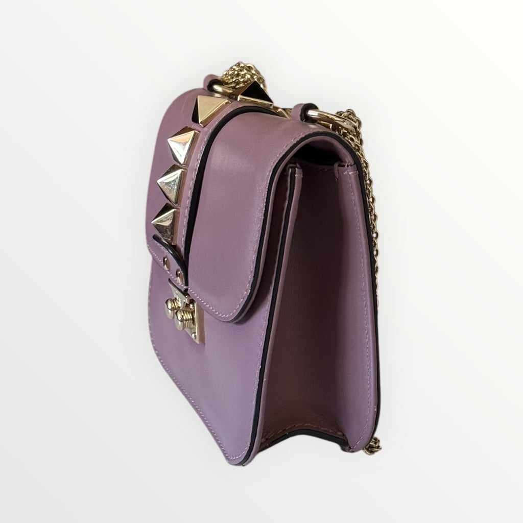 VALENTINO GARAVANI GLAM LOCK SMALL SHOULDER BAG