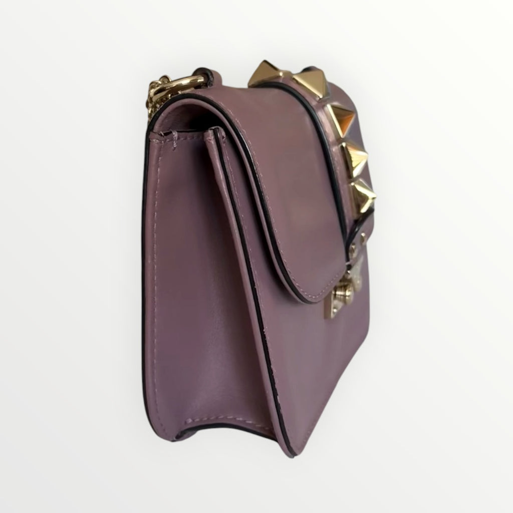 VALENTINO GARAVANI GLAM LOCK SMALL SHOULDER BAG