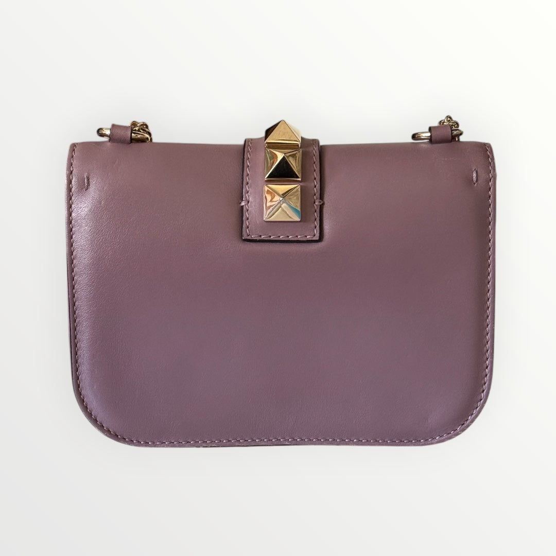 VALENTINO GARAVANI GLAM LOCK SMALL SHOULDER BAG
