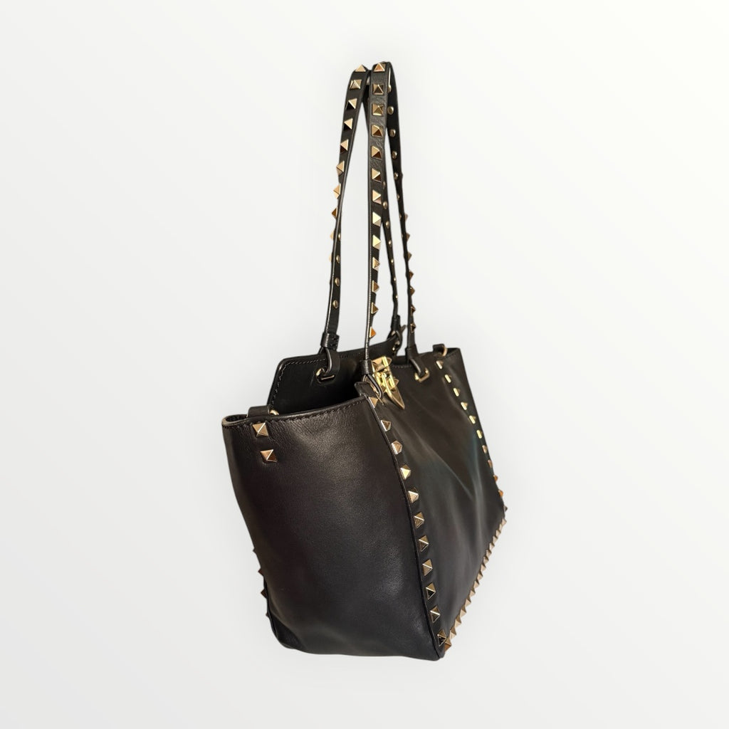 VALENTINO GARAVANI SMALL ROCKSTUD TOTE