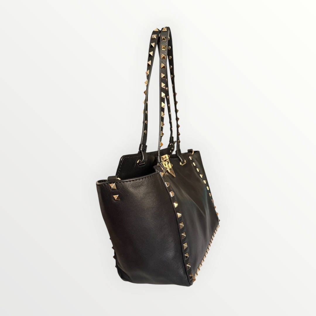 VALENTINO GARAVANI SMALL ROCKSTUD TOTE