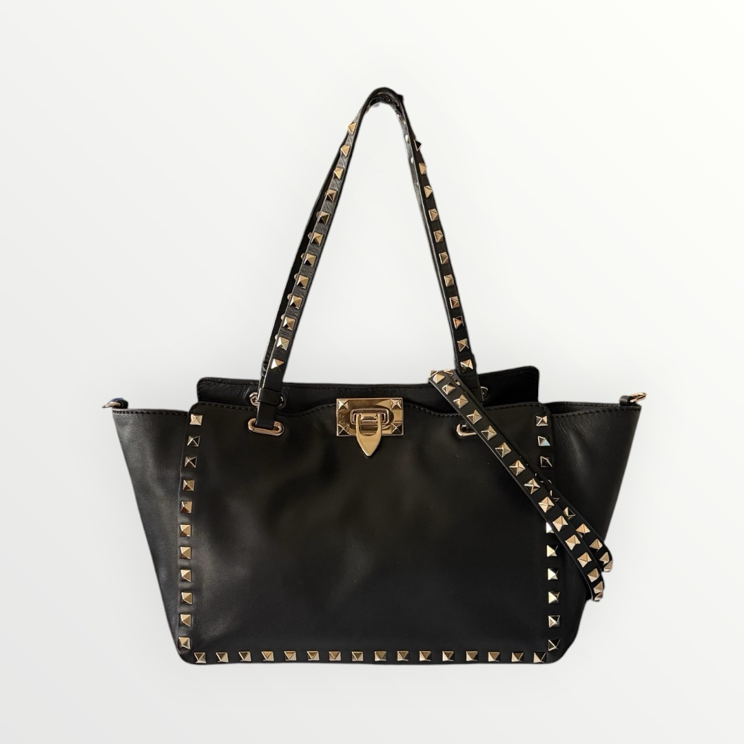 VALENTINO GARAVANI SMALL ROCKSTUD TOTE